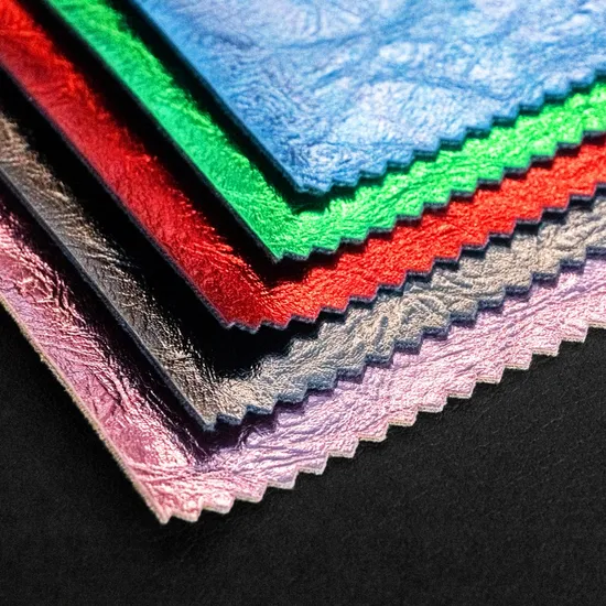 부드러운 비건 미러 PU 합성 인조 가죽 방수